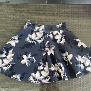 Flower skirt.